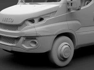iveco daily minibus l3h3 2014 2016 3D Model