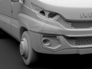 iveco daily minibus l3h3 2014 2016 3D Model