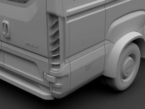 iveco daily minibus l3h3 2014 2016 3D Model