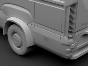 iveco daily minibus l3h3 2014 2016 3D Model