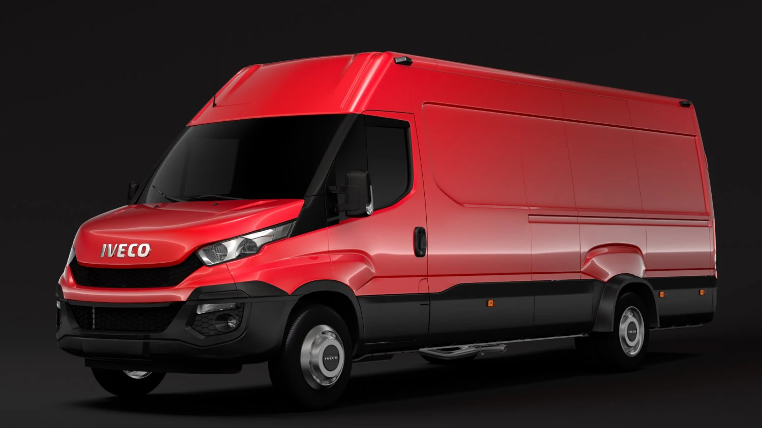iveco daily van l4h2 2014 2016 3D Model .c4d .max .obj .3ds .fbx .stl .blend 