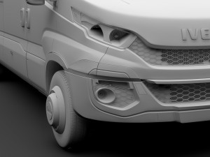 iveco daily van l4h2 2014 2016 3D Model