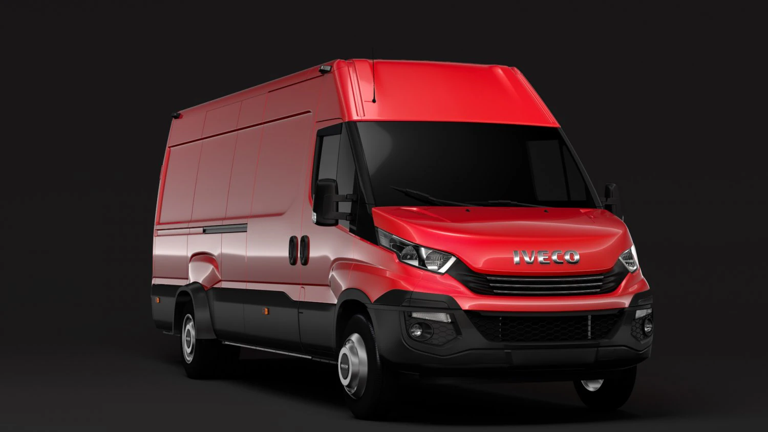 iveco daily van l4h2 2017 3D Model .c4d .max .obj .3ds .fbx .stl .blend 
