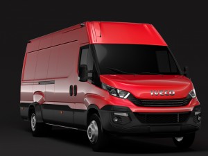 iveco daily van l4h2 2017 3D Model