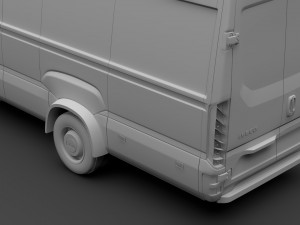 iveco daily van l4h2 2017 3D Model