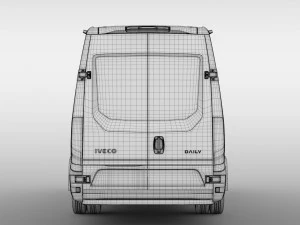 iveco daily van l4h2 2017 3D Model