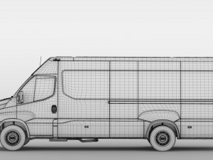 iveco daily van l4h2 2017 3D Model