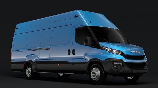 iveco daily van l4h3 2014-2016 3D-Modell .c4d .max .obj .3ds .fbx .stl .blend 