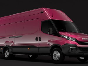 iveco daily van l4h3 2017 3D Model