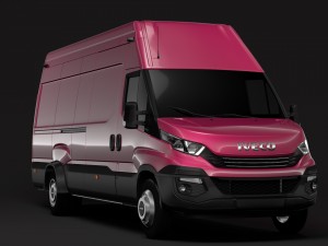 iveco daily van l4h3 2017 3D Model