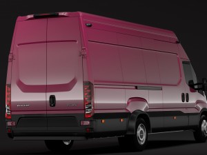 iveco daily van l4h3 2017 3D Model