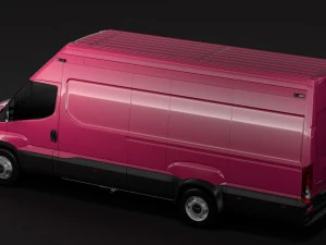 iveco daily van l4h3 2017 3D Model