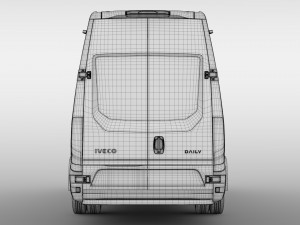 iveco daily van l4h3 2017 3D Model