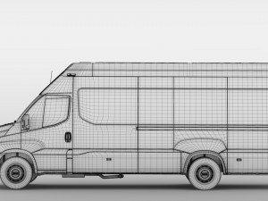 iveco daily van l4h3 2017 3D Model