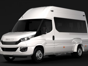 iveco daily minibus l3h3 2017 3D Model