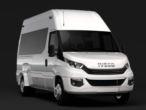 iveco daily minibus l3h3 2017 Modelo 3D