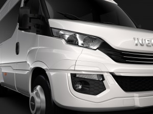 iveco daily minibus l3h3 2017 Modelo 3D