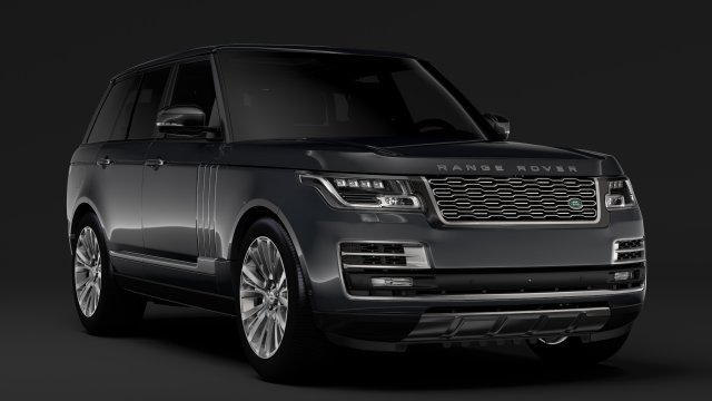 range rover sv autobiography l405 2018 Modelo 3D .c4d .max .obj .3ds .fbx .stl .blend 