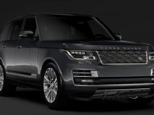 range rover sv autobiografia l405 2018 Modello 3D