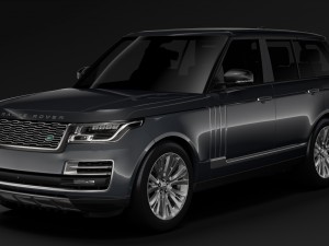 range rover sv autobiography l405 2018 Modelo 3D