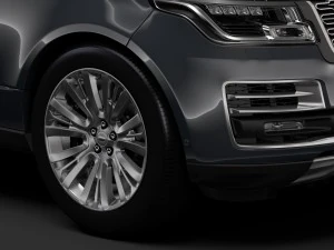 range rover sv autobiography l405 2018 3D Model
