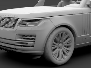 range rover sv autobiography l405 2018 Modelo 3D