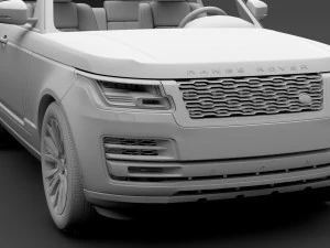 range rover sv autobiography l405 2018 3D Model