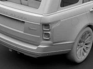 range rover sv autobiography l405 2018 3D Model