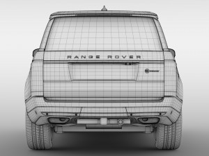 range rover sv autobiography l405 2018 Modelo 3D