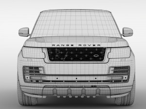 range rover sv autobiography l405 2018 Modelo 3D