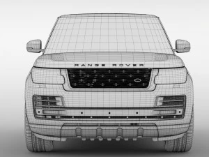 range rover sv autobiography l405 2018 3D Model