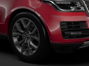 range rover svautobiography dynamic l405 2018 Modelo 3D