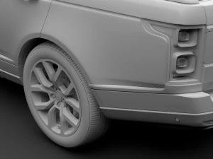 range rover svautobiography dynamic l405 2018 3D Model