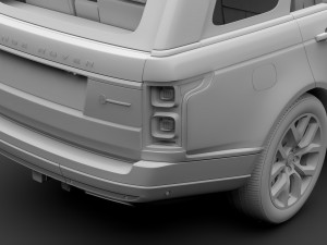 range rover svautobiography dynamic l405 2018 Modelo 3D