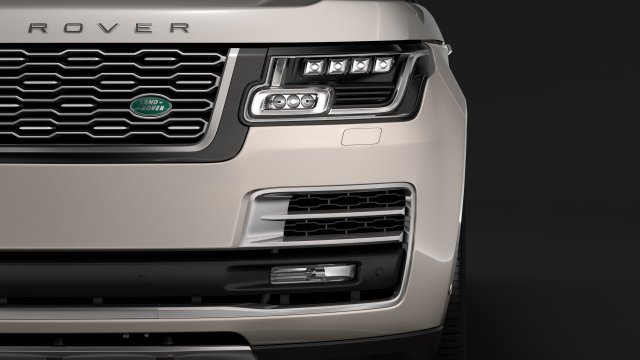 range rover svautobiography lwb l405 2018 3Dモデル .c4d .max .obj .3ds .fbx .stl .blend 