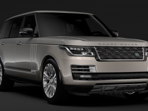 range rover svautobiography lwb l405 2018 3Dモデル