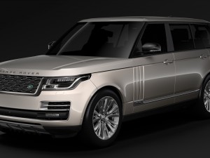 range rover svautobiography lwb l405 2018 3Dモデル