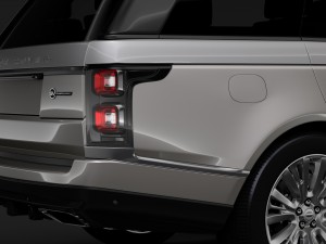 range rover svautobiography lwb l405 2018 3Dモデル