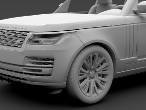 range rover svautobiography lwb l405 2018 3Dモデル