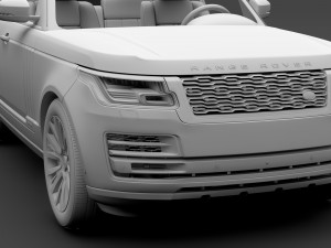 range rover svautobiography lwb l405 2018 3Dモデル