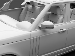 range rover svautobiography lwb l405 2018 3Dモデル