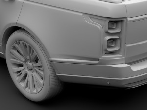 range rover svautobiography lwb l405 2018 3Dモデル