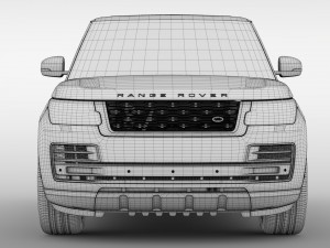 range rover svautobiography lwb l405 2018 3Dモデル