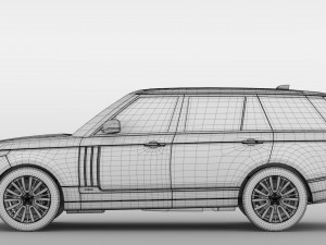 range rover svautobiography lwb l405 2018 3Dモデル