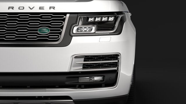 range rover svautobiography landaulet lwb l405 2018 3D Модель .c4d .max .obj .3ds .fbx .stl .blend 