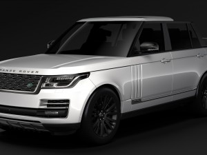 range rover svautobiography landaulet lwb l405 2018 3D Модель