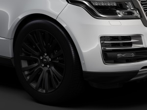 range rover svautobiography landaulet lwb l405 2018 3D Модель