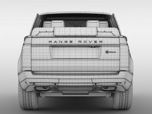 range rover svautobiography landaulet lwb l405 2018 3D Модель