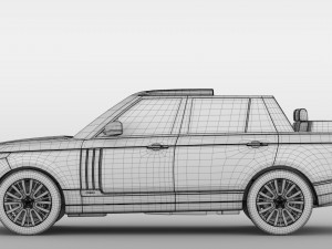 range rover svautobiography landaulet lwb l405 2018 3D Модель