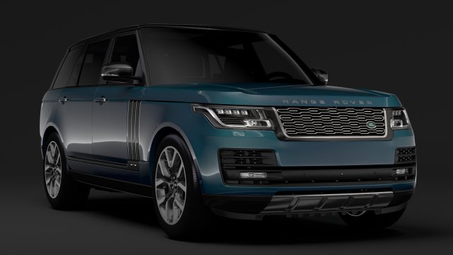 range rover svautobiographydynamic lwb l405 2018 Modelo 3D .c4d .max .obj .3ds .fbx .stl .blend 